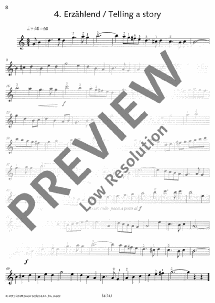 Moods Violin scores gallery preview page 9