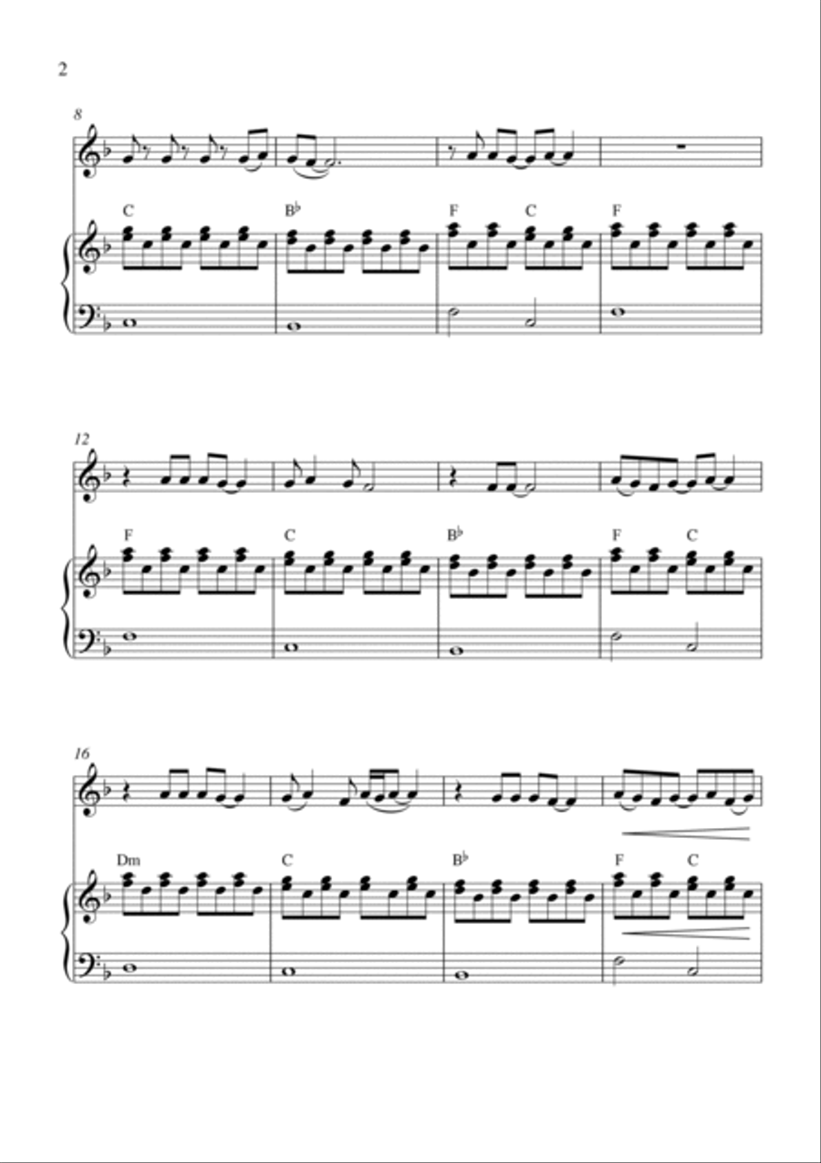Big Big World Big Big World Piano scores gallery preview page 2
