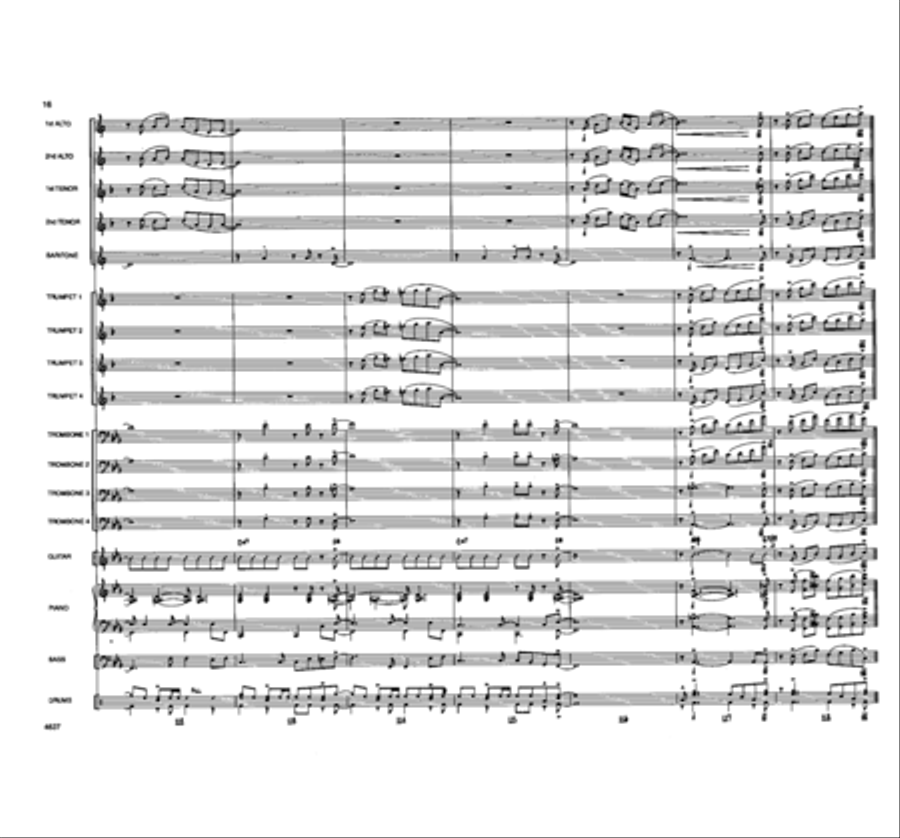 Night Rider Jazz Ensemble scores gallery preview page 15
