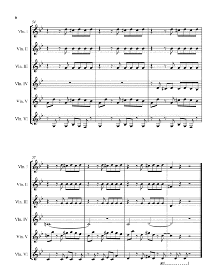 Bad Guy Bad Guy Violin Solo scores gallery preview page 6