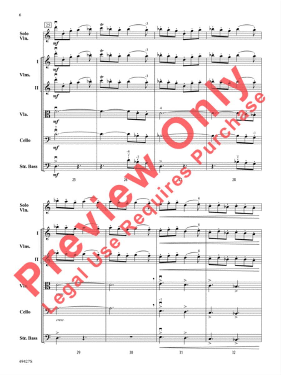Fireball String Orchestra scores gallery preview page 7