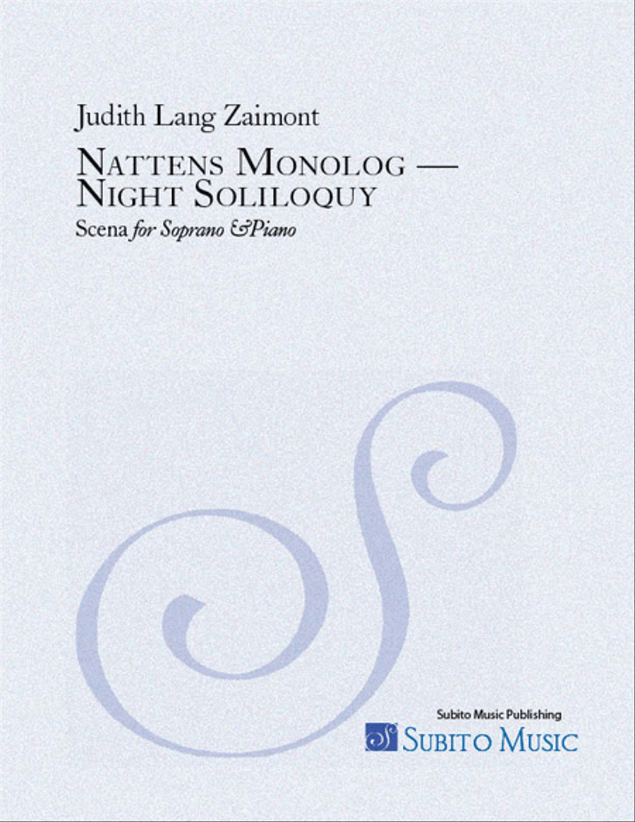 Nattens monolog - Night Soliloquy scena Choir scores gallery preview page 1
