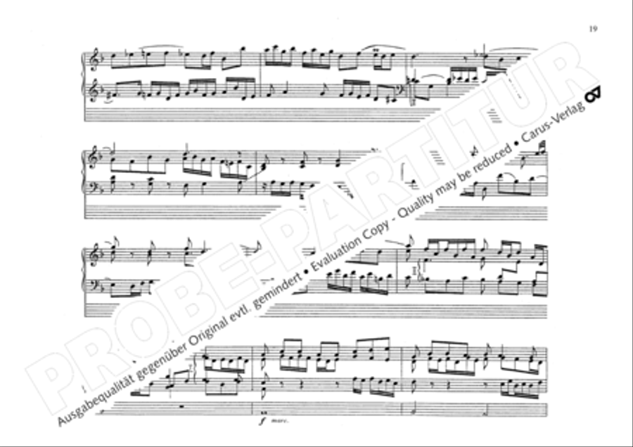 O God, from heaven look on us (Ach Gott, vom Himmel sieh darein) Organ scores gallery preview page 22