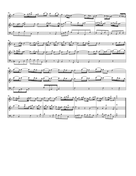 Trio sonata, HWV 385 (arrangement for 3 recorders AAB))