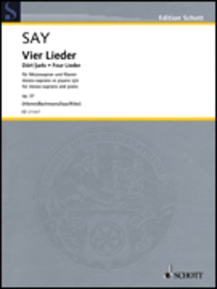 Book cover for Four Lieder, Op. 37