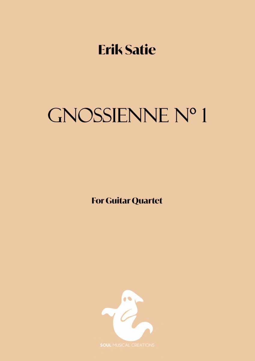 Gnossienne nº 1 (Guitar quartet) - Score Only image number null