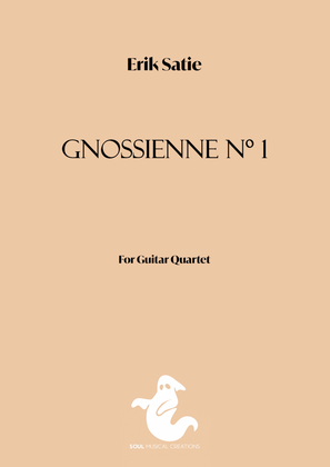 Book cover for Gnossienne nº 1 (Guitar quartet) - Score Only