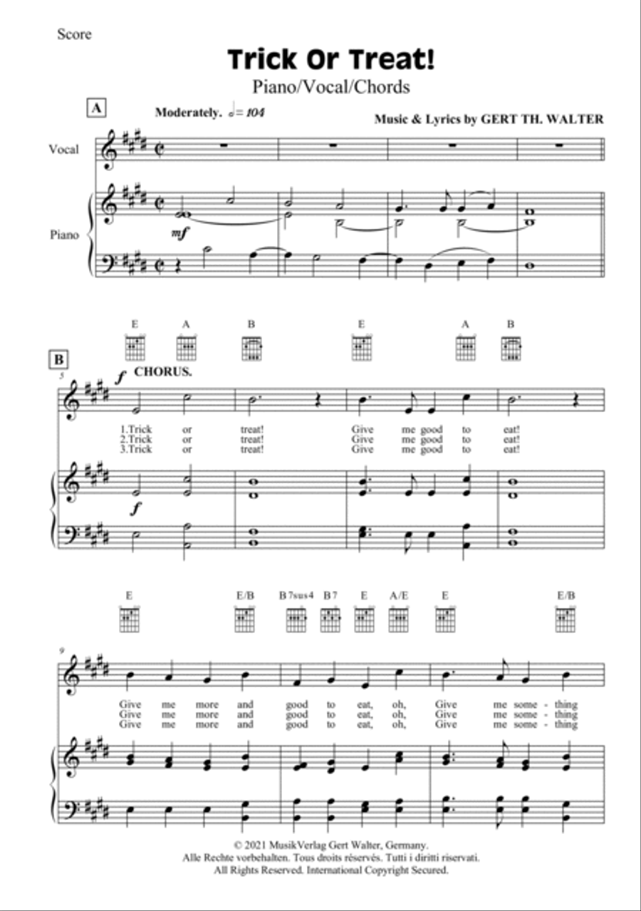 Trick Or Treat! Viola Solo scores gallery preview page 2
