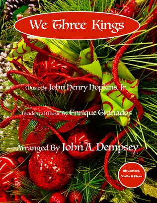 Book cover for We Three Kings (Trio for Clarinet, Violin and Piano)