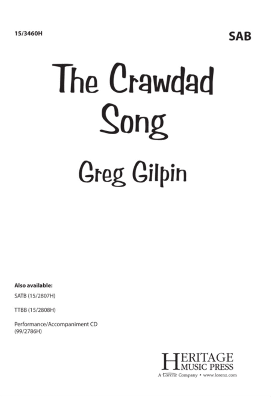 The Crawdad Song 3-Part scores gallery preview page 1