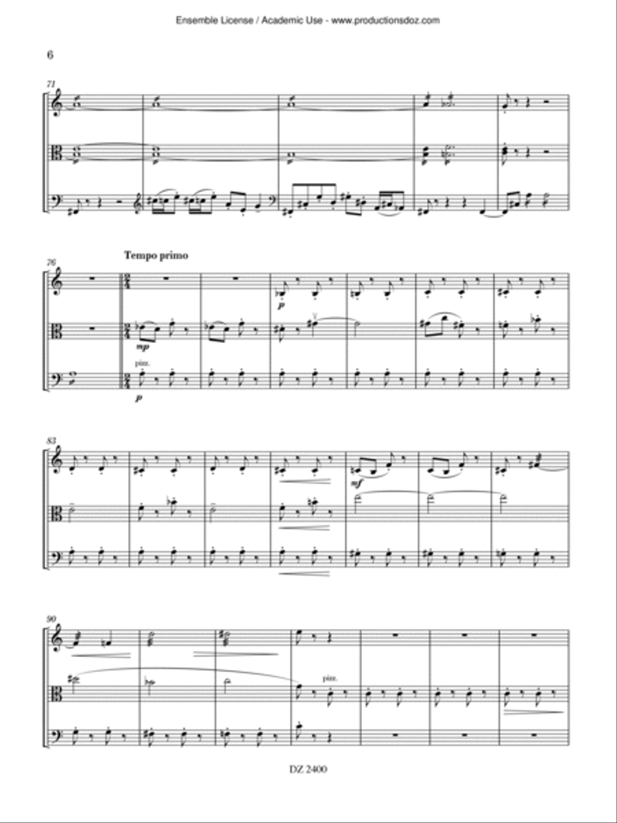 Trio Cello scores gallery preview page 6