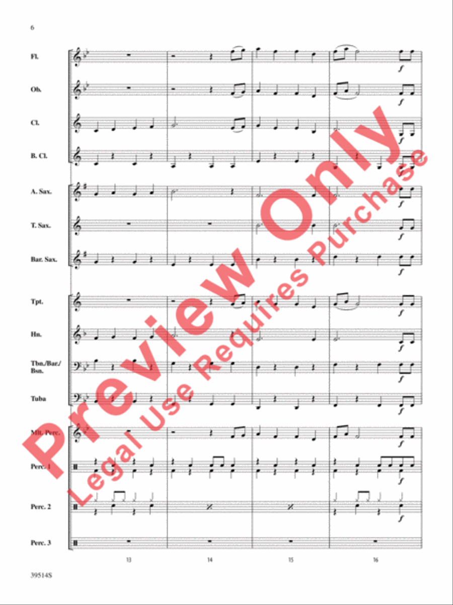 She Loves You She Loves You Concert Band scores gallery preview page 7
