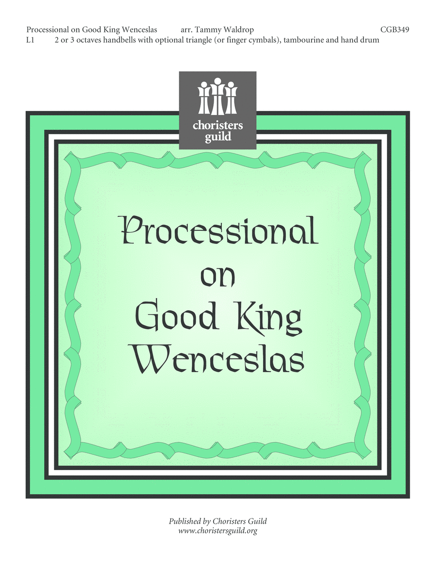 Processional on Good King Wenceslas 3-Octaves scores gallery preview page 1