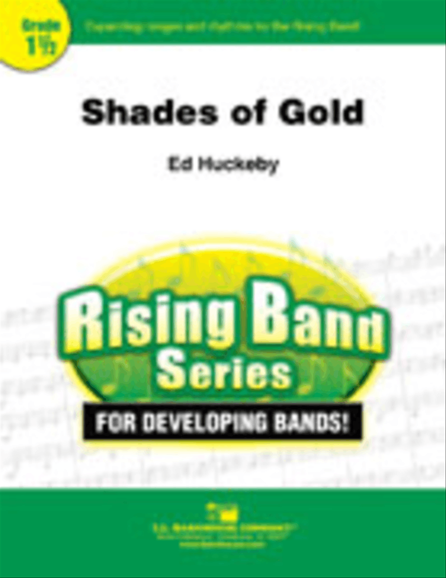 Shades of Gold Concert Band scores gallery preview page 1