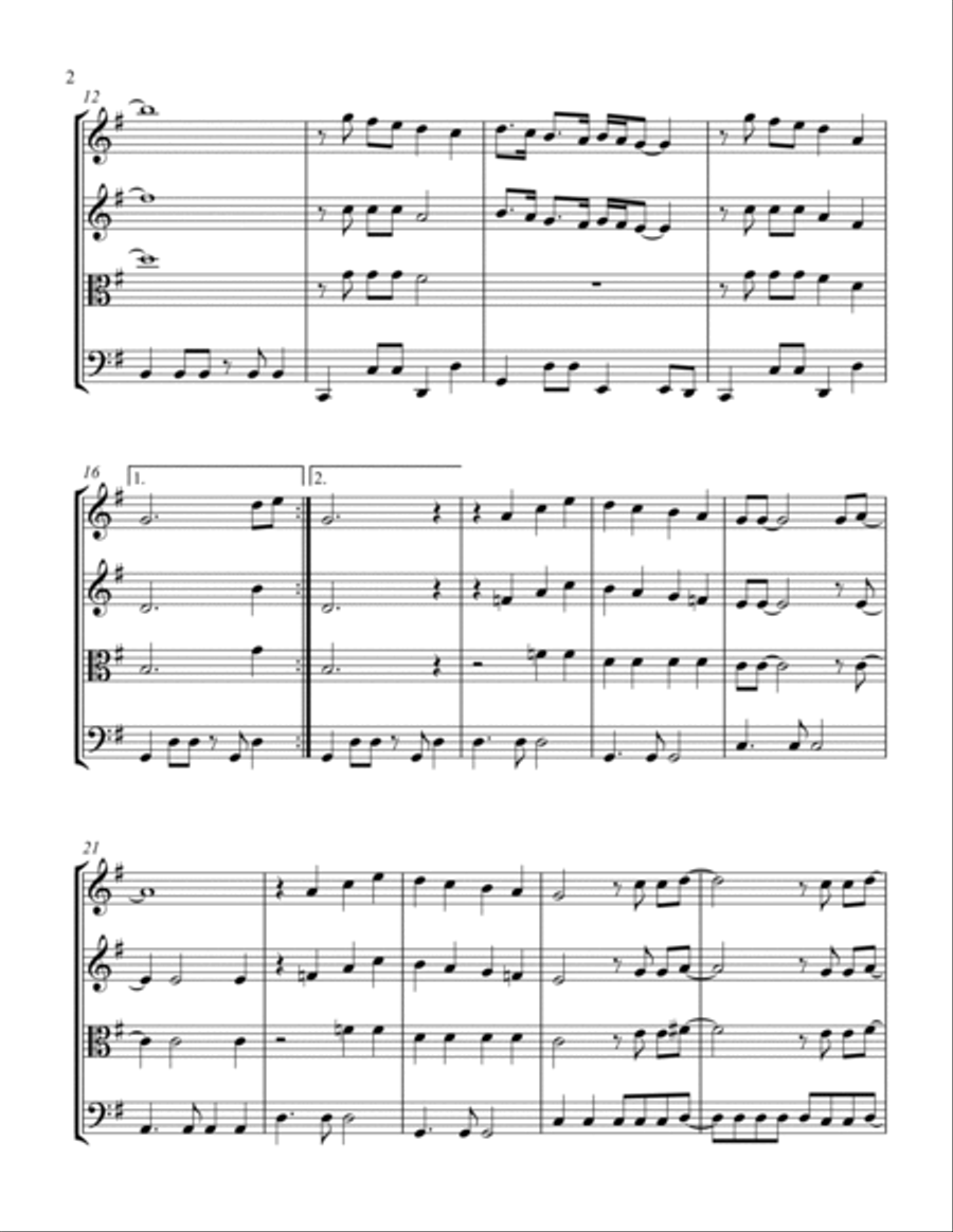 I Want To Hold Your Hand I Want To Hold Your Hand String Quartet scores gallery preview page 2