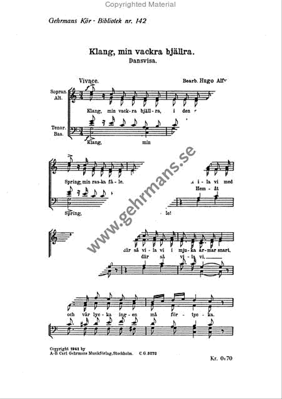 Klang min vackra bjallra ATB scores gallery preview page 2