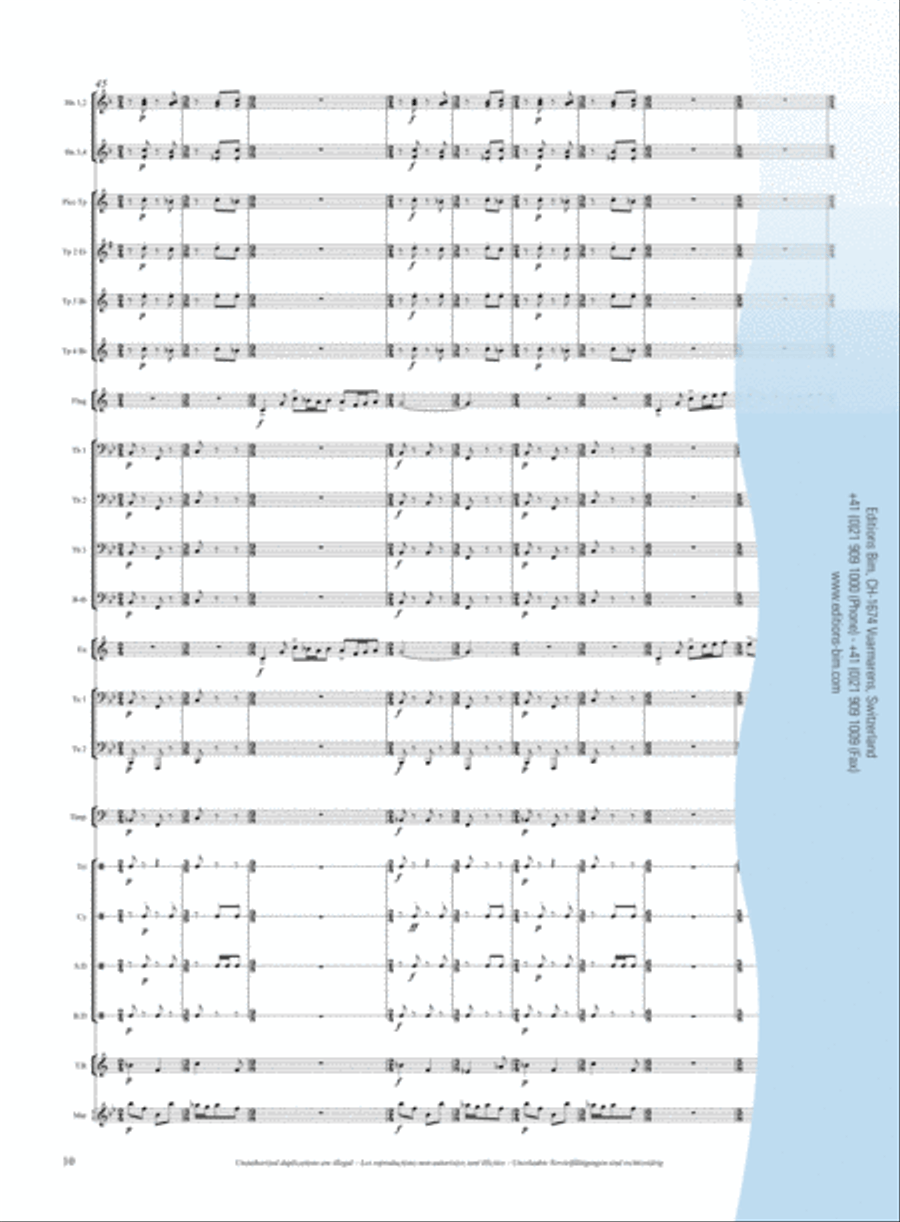 Grand Fanfare Grand Fanfare Brass Ensemble scores gallery preview page 9