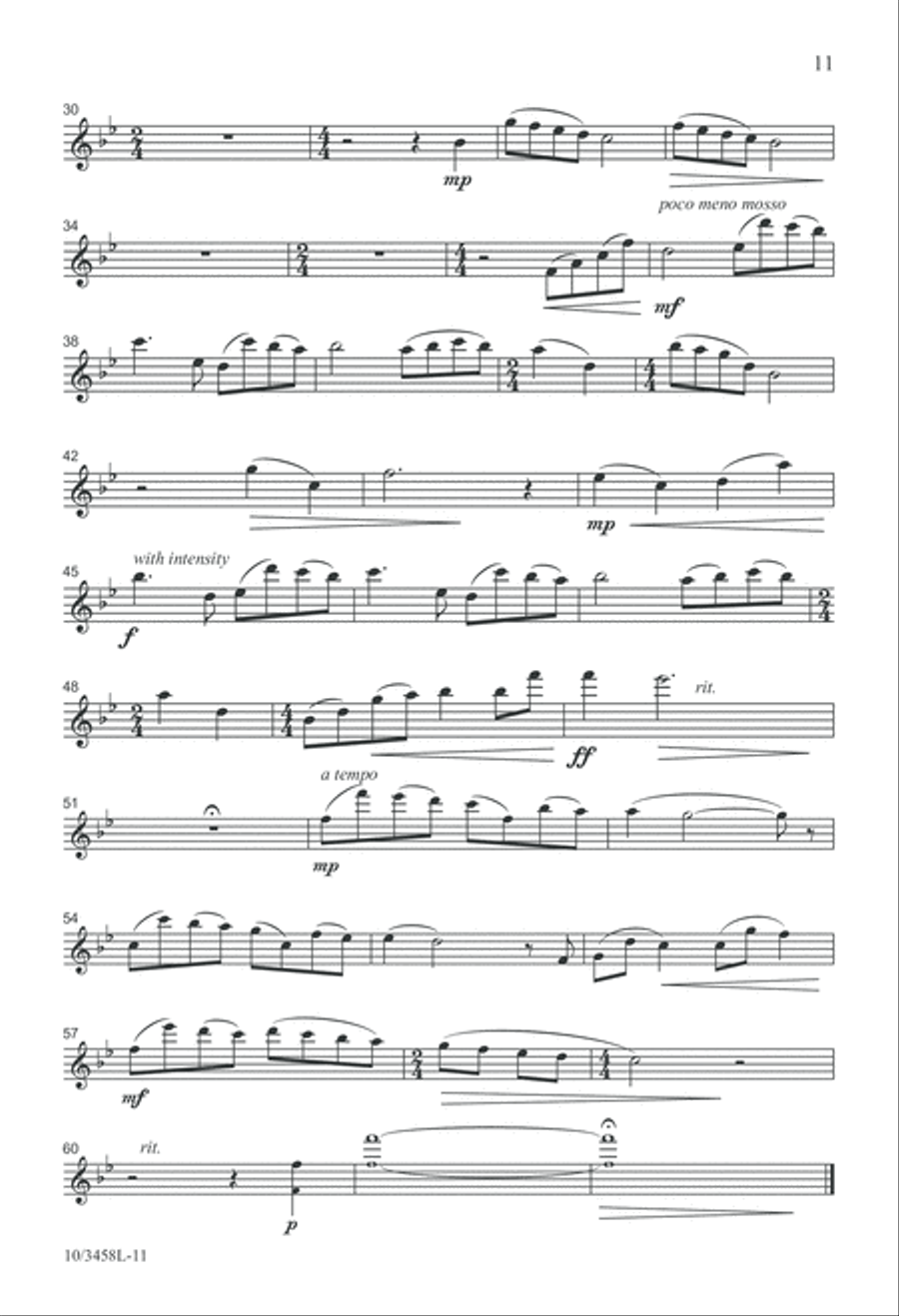 Abide in Me 4-Part scores gallery preview page 11
