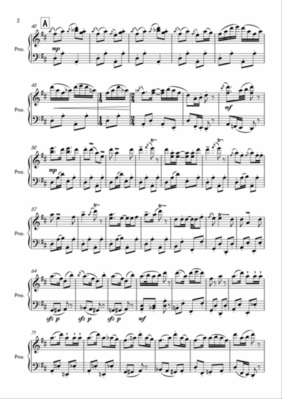 Little white teeth Piano Solo scores gallery preview page 2