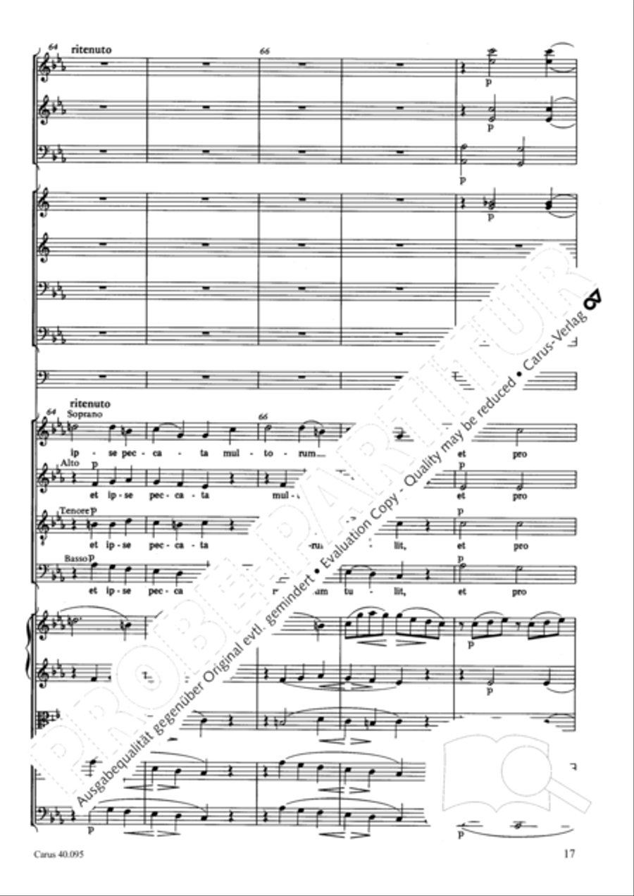 The Seven Words (Die Sieben Worte) 4-Part scores gallery preview page 32
