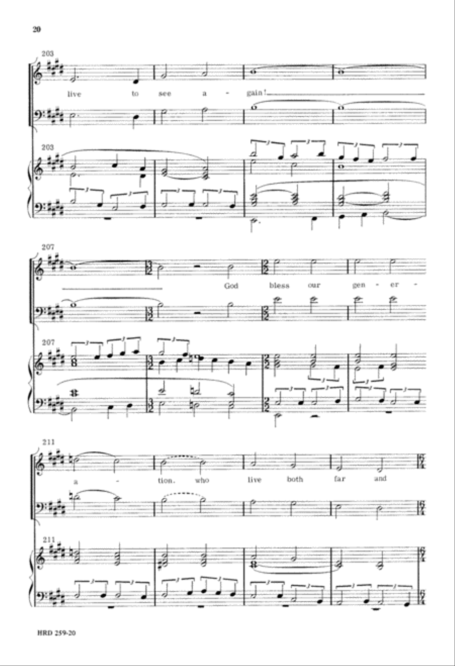 Fantasia on Christmas Carols 4-Part scores gallery preview page 21