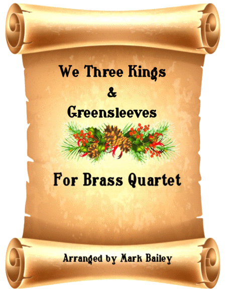 We Three Kings/Greensleeves (Brass Quartet) image number null