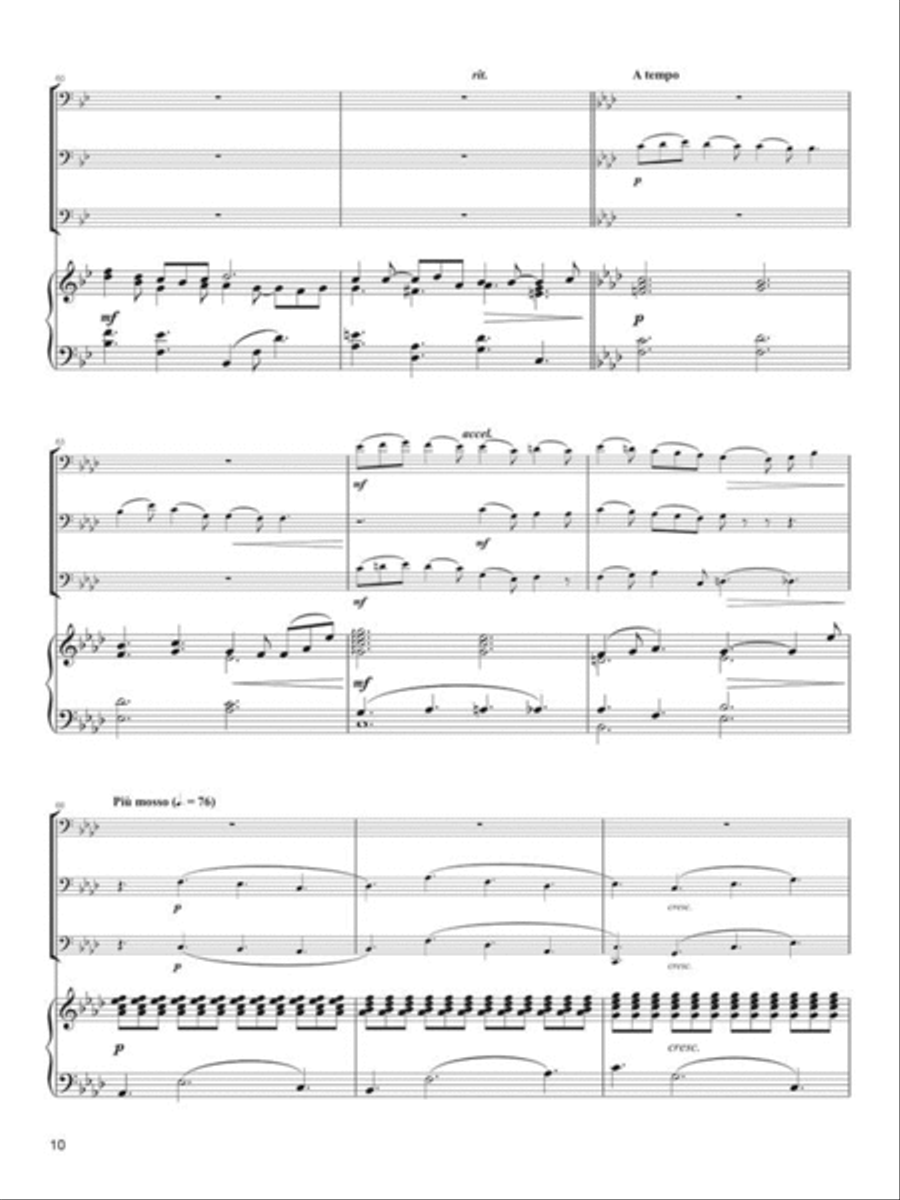 Capriccio for Trombones Trombone Trio scores gallery preview page 3