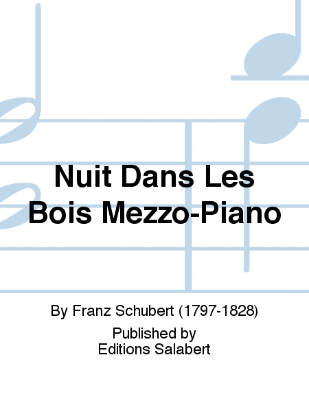 Nuit Dans Les Bois Mezzo-Piano