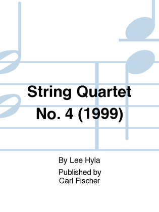 Book cover for String Quartet No. 4 (1999)
