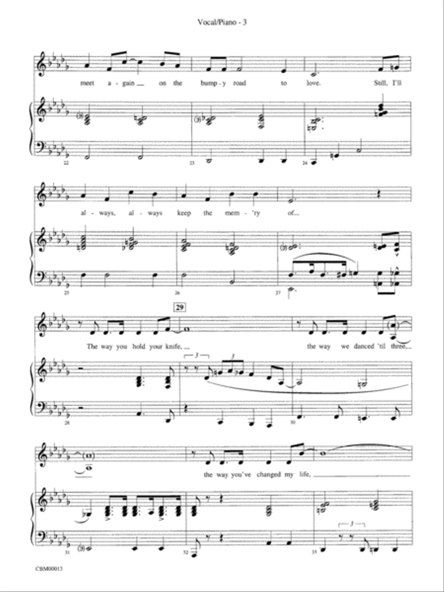 They Can't Take That Away from Me: Vocal/Piano Score Concert Band scores gallery preview page 3