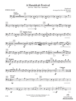 A Hanukkah Festival: (wp) String Bass