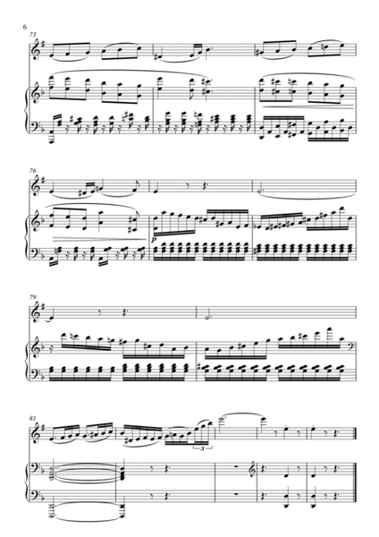 Piece #1 for chello and piano - transcription for saxophone-tenor and piano image number null