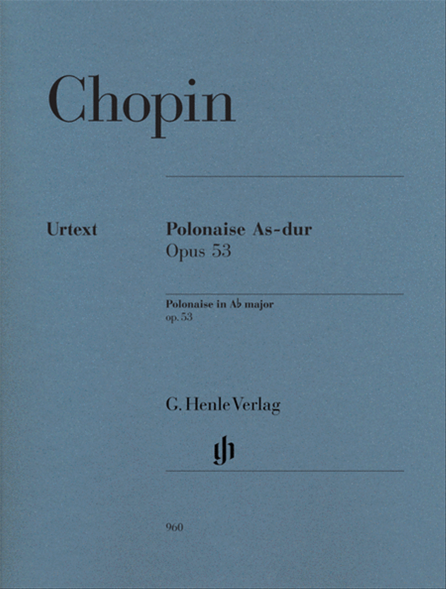 Polonaise in A-flat Major, Op. 53 Piano Solo scores gallery preview page 1