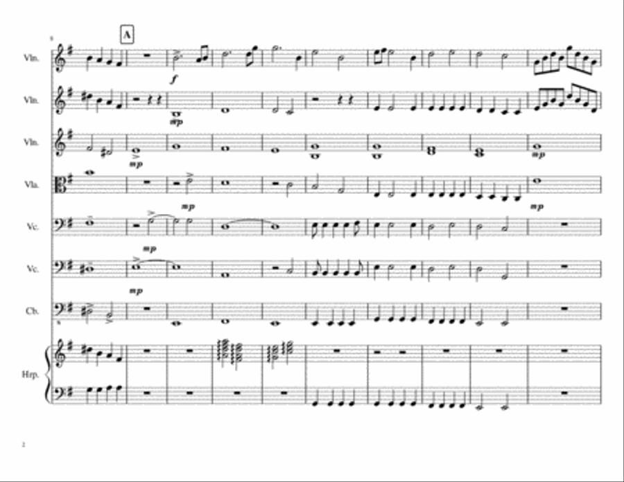Suspended Hyperdrive Chamber Orchestra scores gallery preview page 3