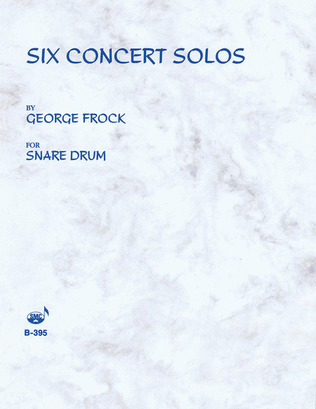 Book cover for Six Concert Solos