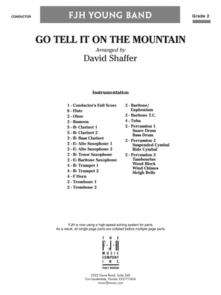 Go Tell It on the Mountain: Score