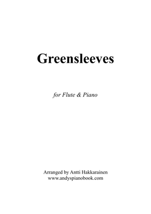Book cover for Greensleeves - Flute & Piano