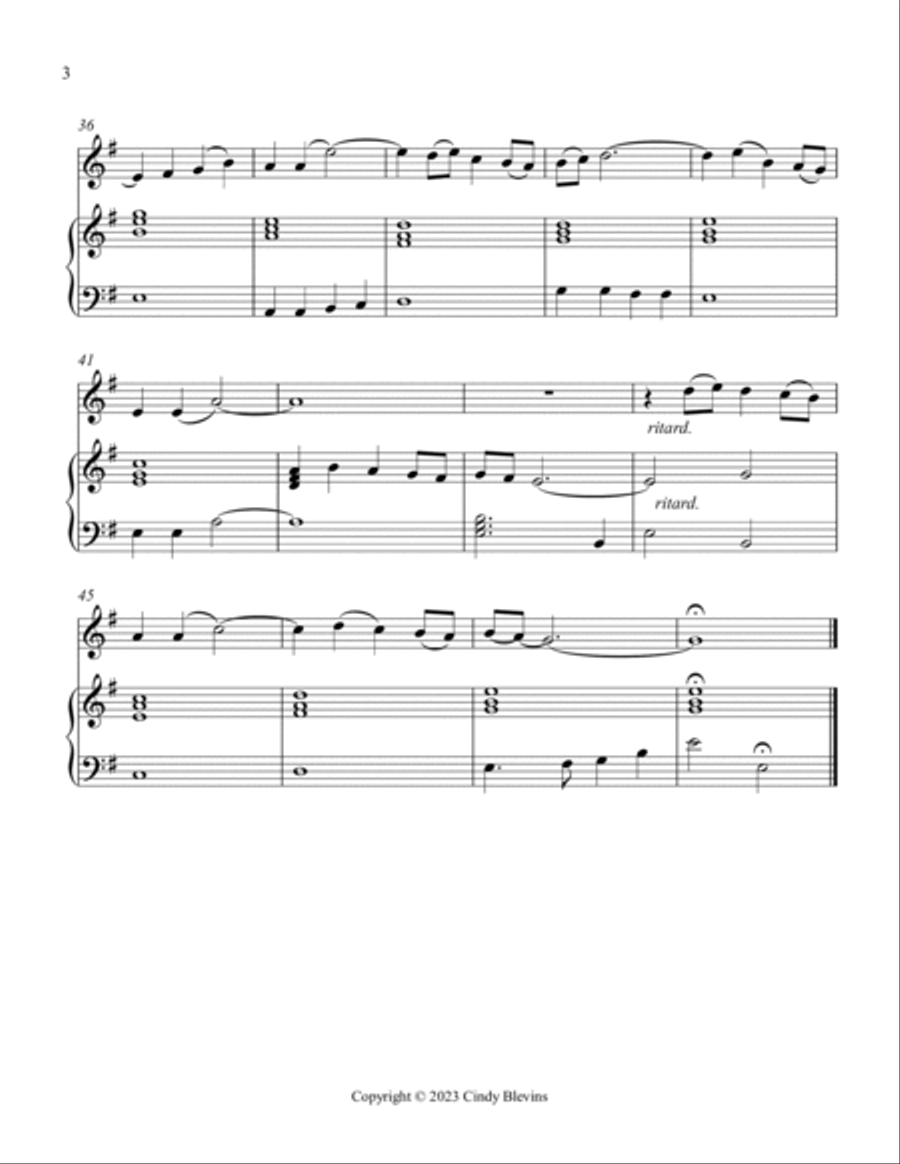 Polovtsian Dance, Piano and Tin Whistle (D) Piano scores gallery preview page 4