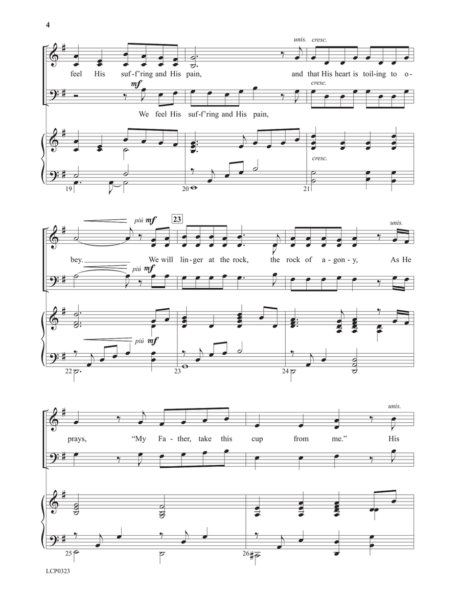Linger at the Rock 3-Part scores gallery preview page 4