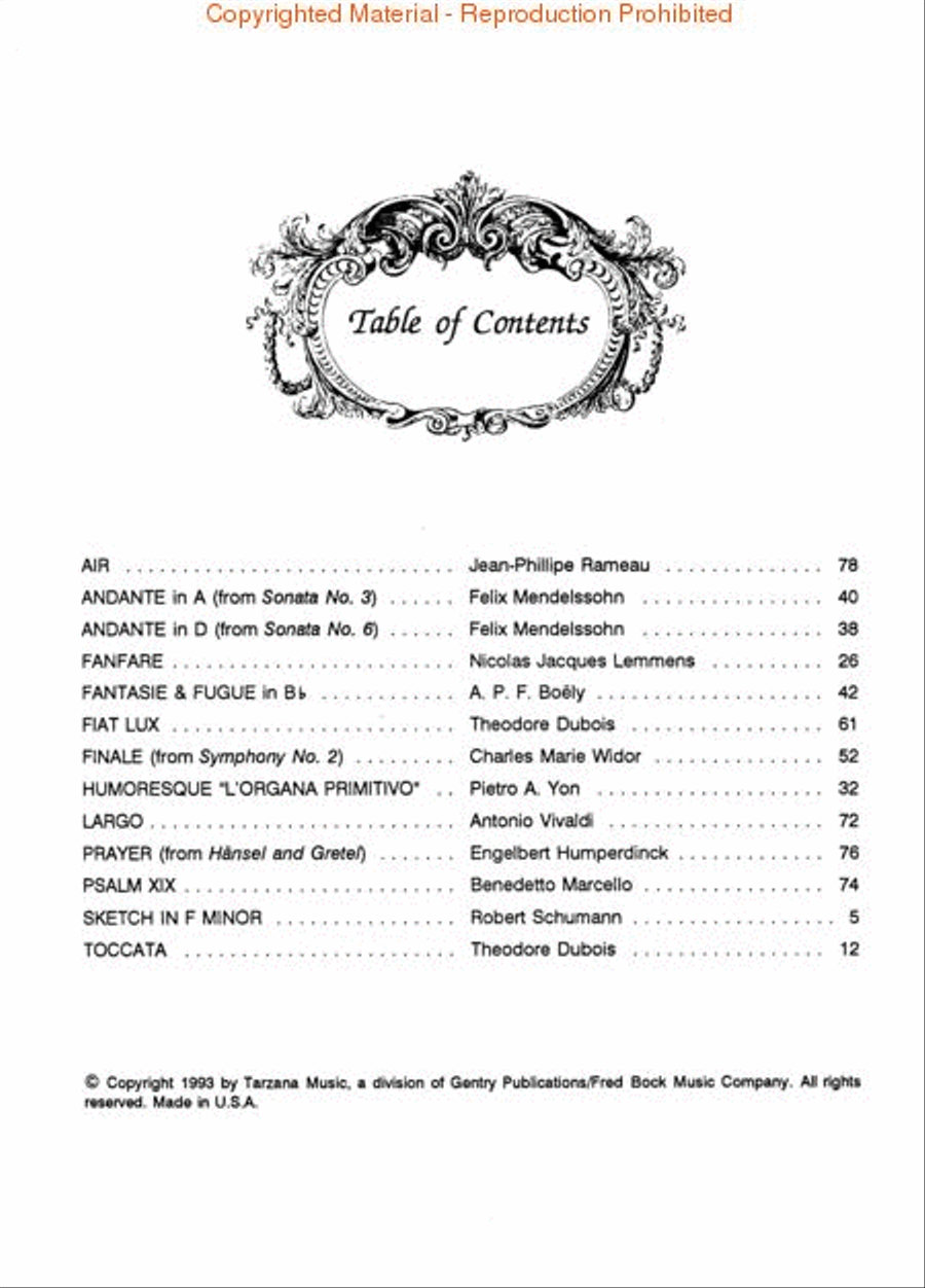 Diane Bish Favorite Organ Selections Organ scores gallery preview page 2