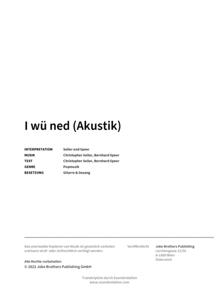 I wu ned (Akustik) image number null