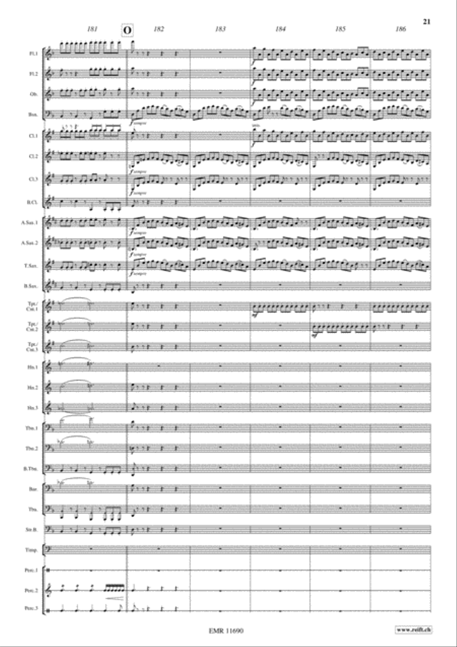 Little Tom Thumb Concert Band scores gallery preview page 22
