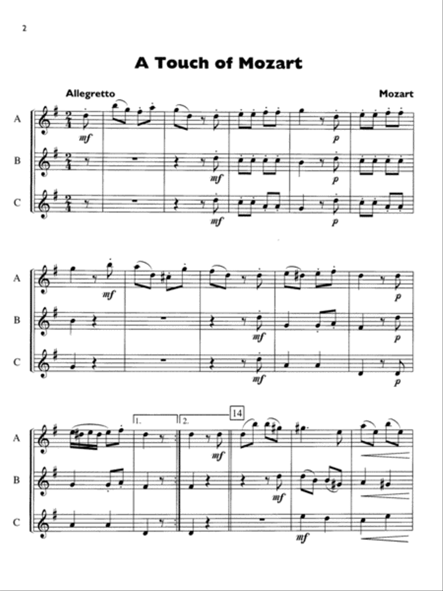 Yamaha Band Ensembles, Book 3 Concert Band Methods scores gallery preview page 3