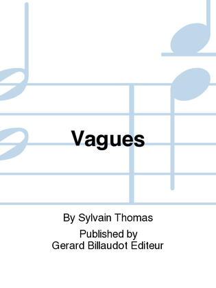 Book cover for Vagues