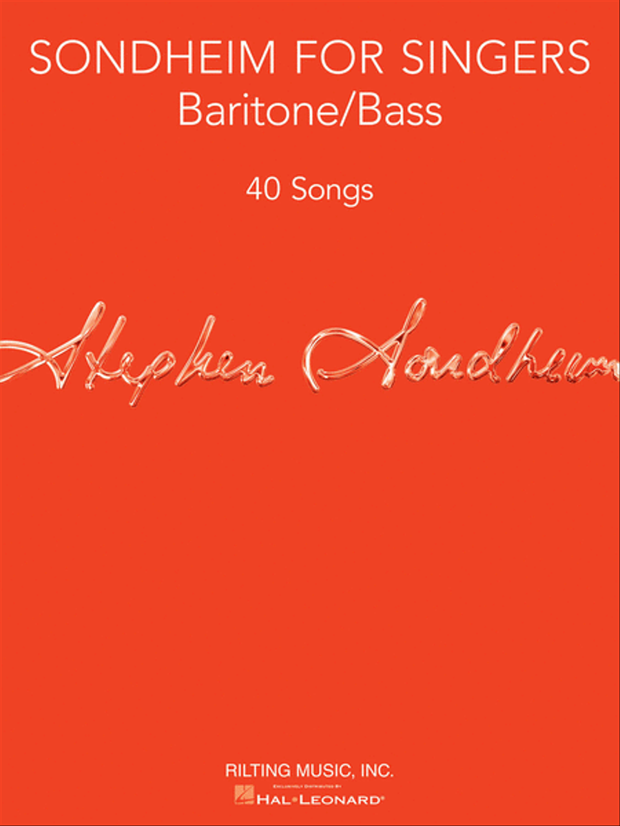 Sondheim for Singers Baritone Voice scores gallery preview page 1
