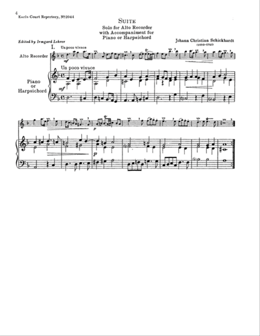Suite Suite Alto Recorder scores gallery preview page 7
