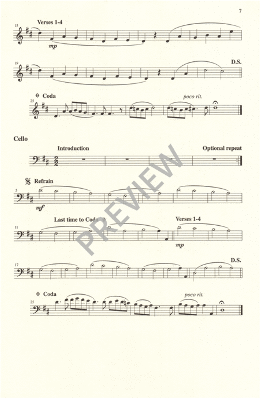 Gathered in the Love of Christ 2-Part scores gallery preview page 7