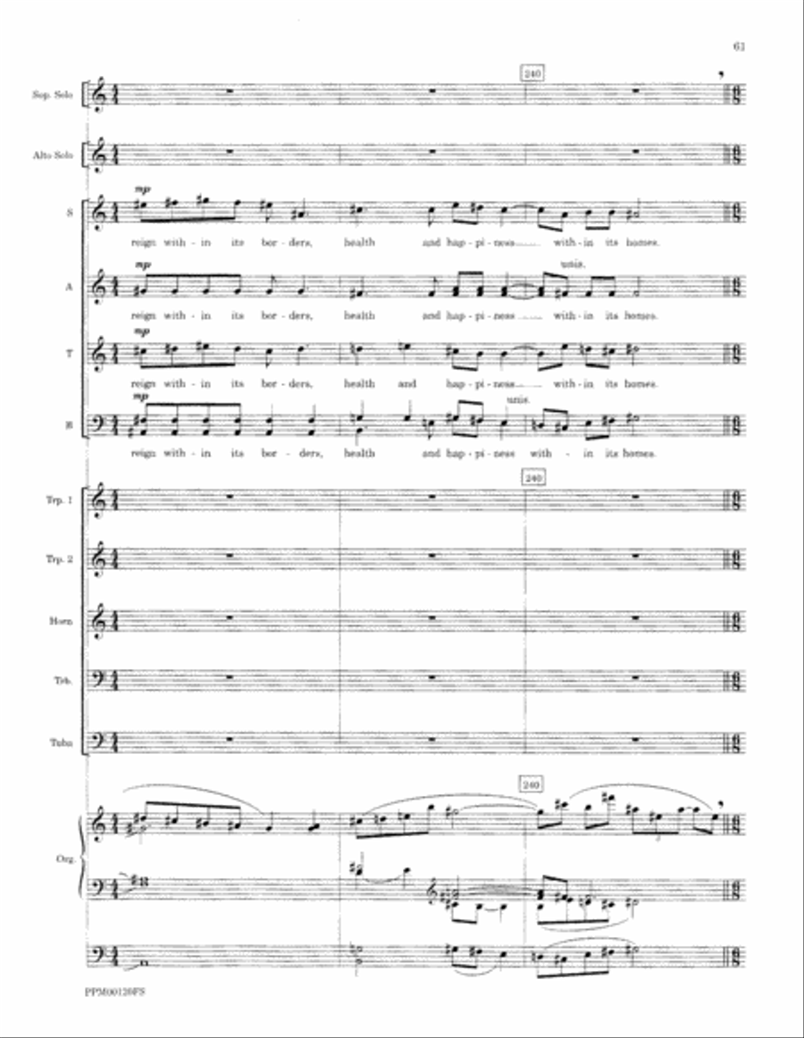 Transfiguration: An Ecumenical Mass - Full Score Divisi scores gallery preview page 64