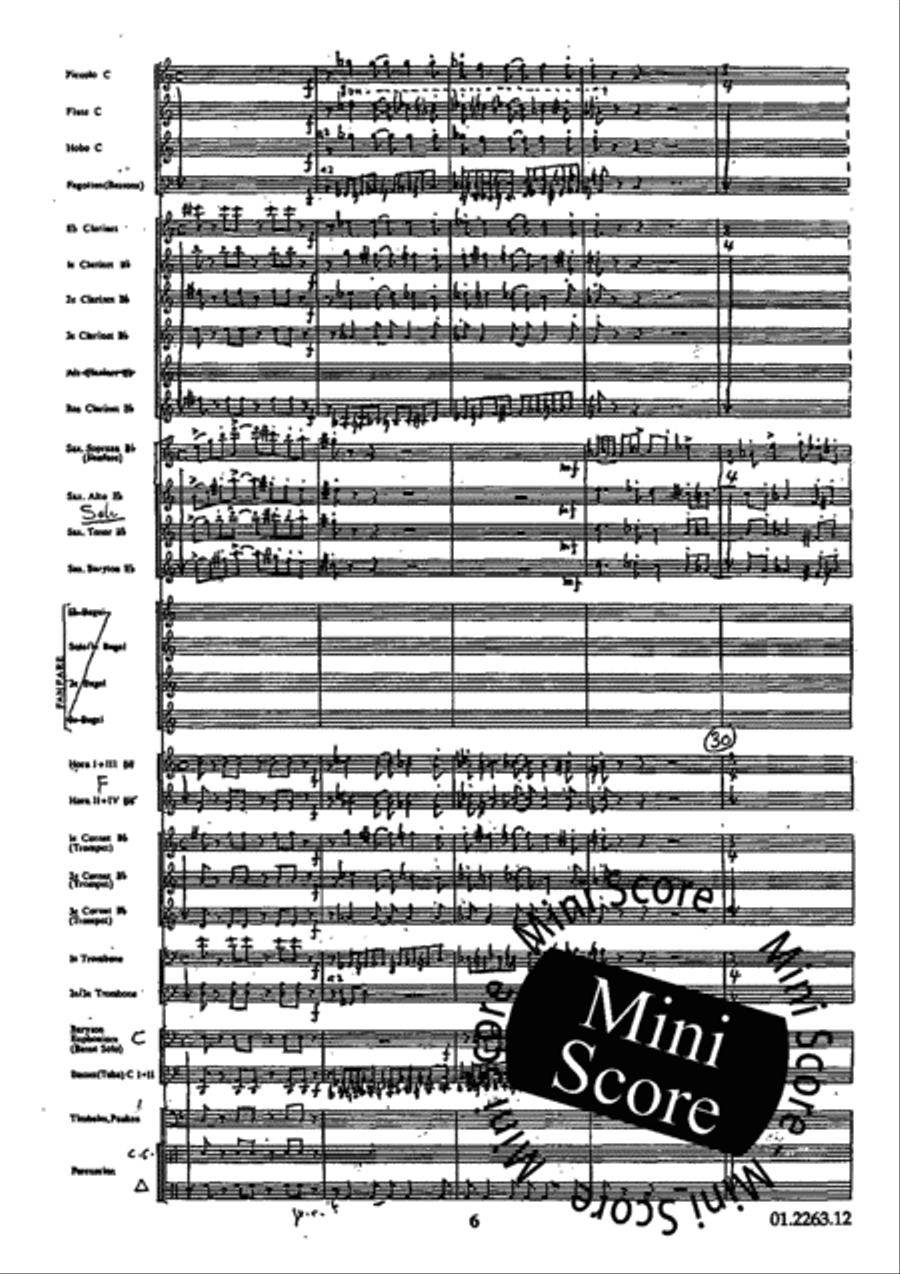 Concerto Grosso Concert Band scores gallery preview page 10