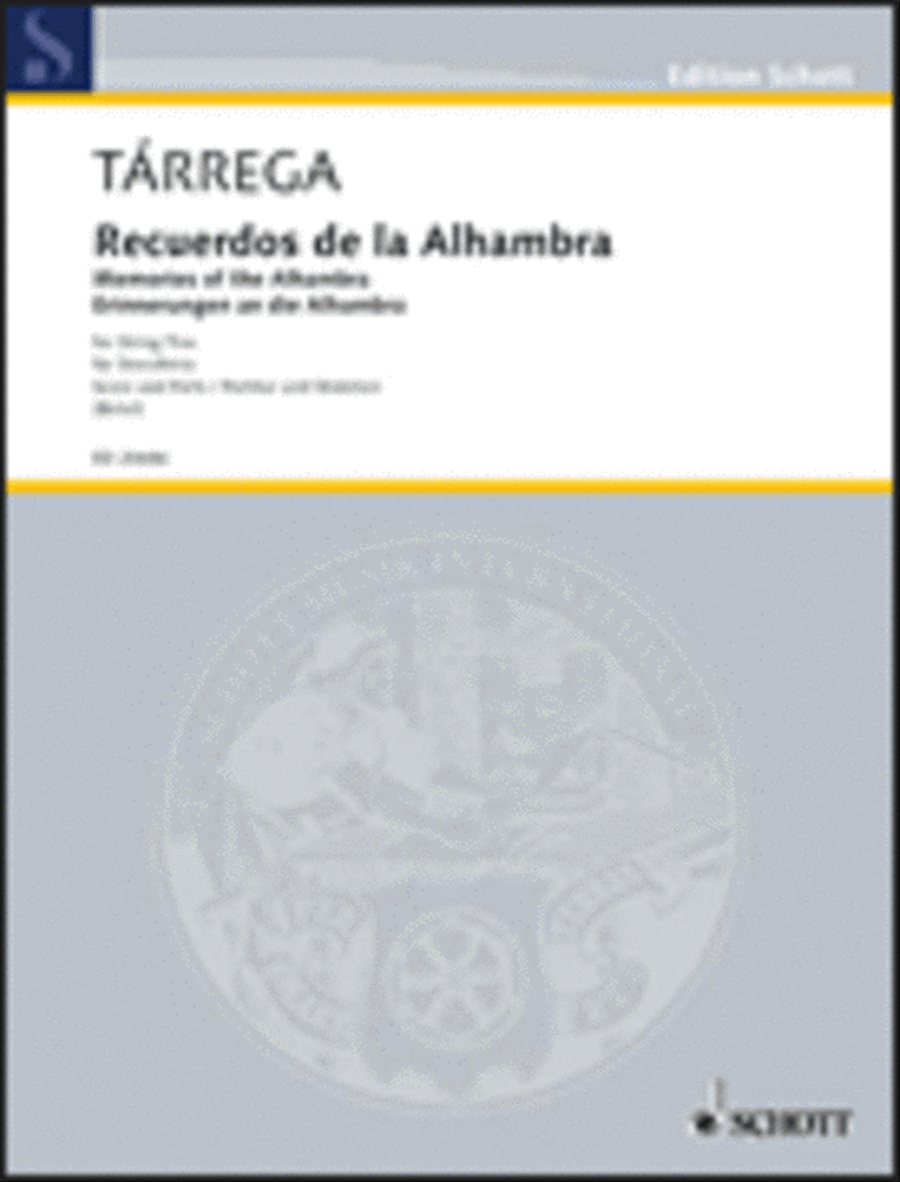 Recuerdos de la Alhambra String Trio scores gallery preview page 1